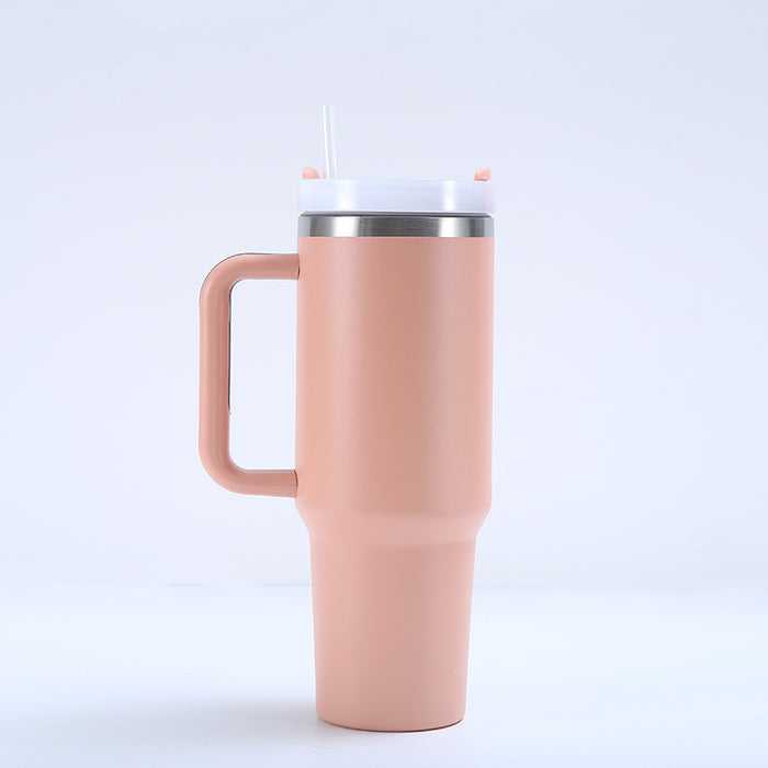 Wholesale 40oz handle car cup double-layer stainless steel ice bullies cup large-capacity thermos cup
