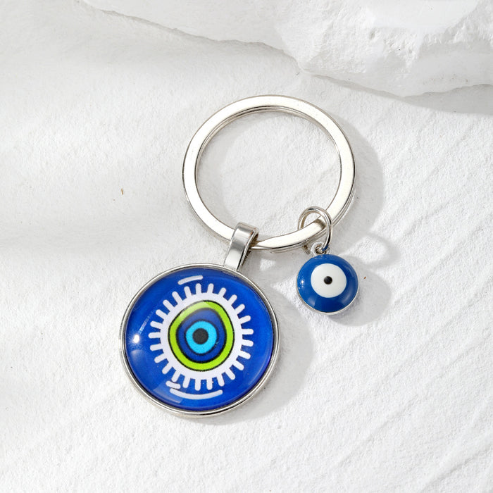 Wholesale Time Gem Demon Eye Alloy Keychain JDC-KC-HengX030