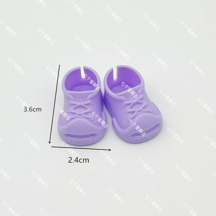 Wholesale  17cm  dress-up open smile sports shoes accessories