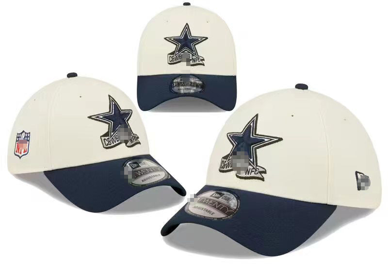 Wholesale Football Caps Embroidered Peaked Caps Outdoor Sun Protection Caps American Hip-Hop Flat-Brimmed Hats