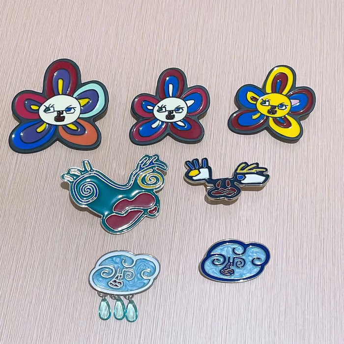 Wholesale Funny Alloy Brooch Set JDC-BC-TengF003