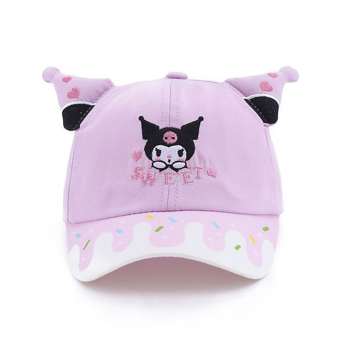 Wholesale Children's Hat Sunscreen and Sunshade Baby Duck Tongue Hat Cute Cartoon Baseball Hat