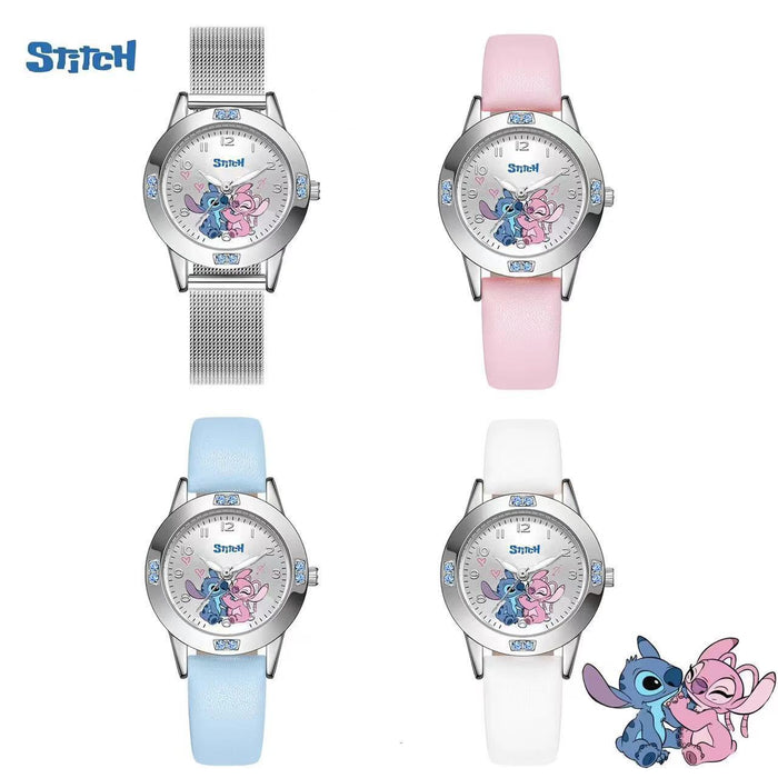 Wholesale Cartoon Children' s Watch with Diamonds Quartz Watch for Boys and Girls