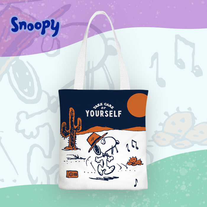 Wholesale Cute cartoon pattern canvas shoulder bags