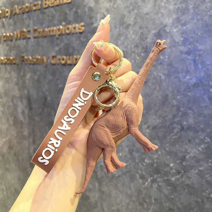 Wholesale Trendy Dinosaur Keychain Toy Metal Cartoon T-Rex Charm MOQ≥3