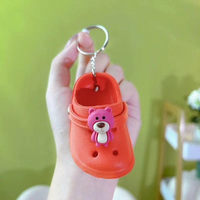 Wholesale of Mini Hole Shoes PVC Keychains (S) JDC-KC-LuoYan001