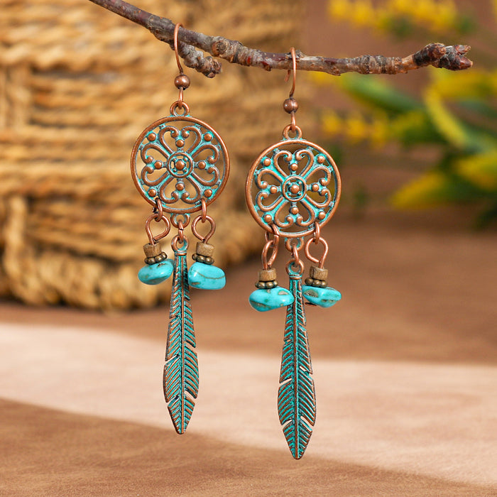 Wholesale Bohemian Geometric Tassel Earrings Set - Zinc Alloy Electroplated Boutique Resale Jewelry