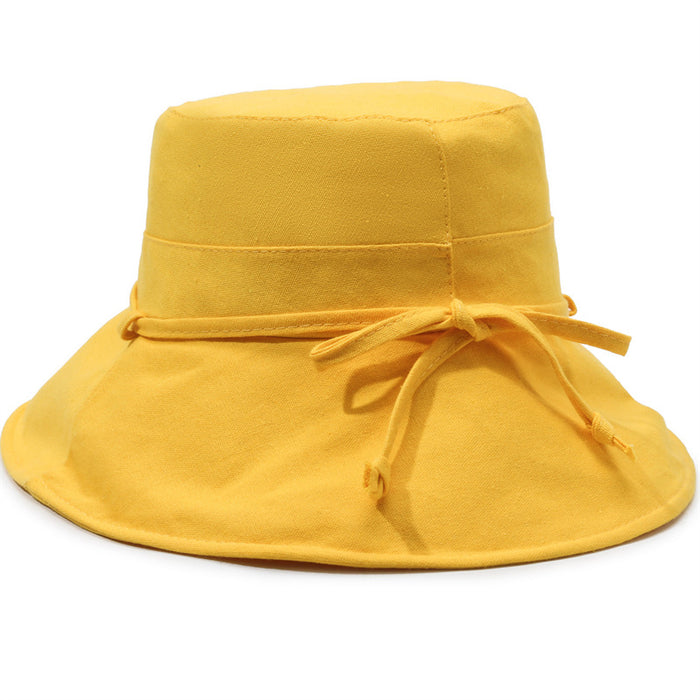 Wholesale Solid Color Casual Bucket Hat Foldable Cloth Hat JDC-FH-DG011