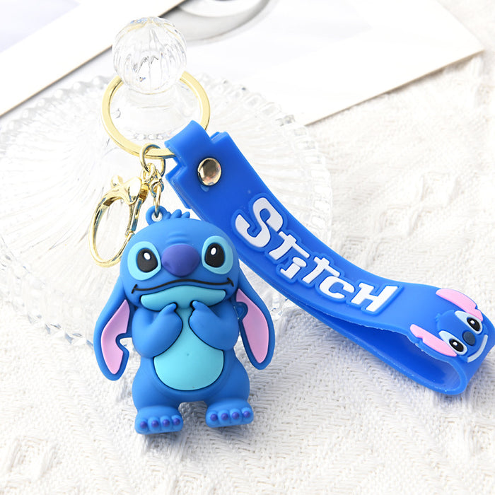 Wholesale  Cartoon  Keychain Soft  Key Pendant Couple Small Gift