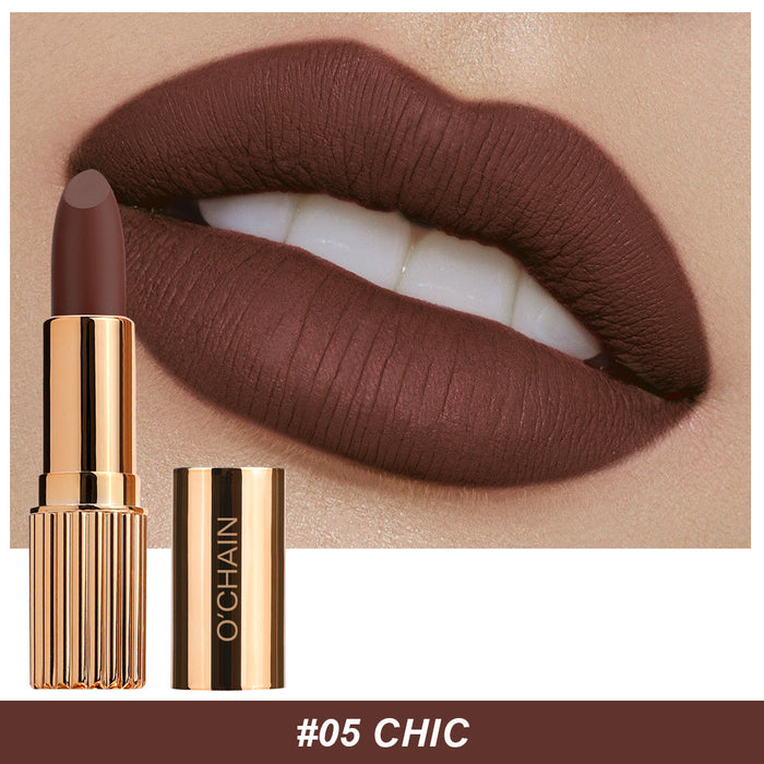 Wholesale Velvet matte mouth, red matte finish, non fading, waterproof, long-lasting, non stick cup lipstick
