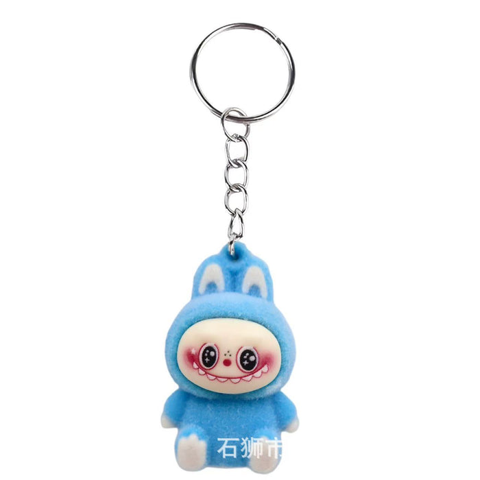 Wholesale 30pcs Flocking cute pendant keychain bag ornament creative plush gift