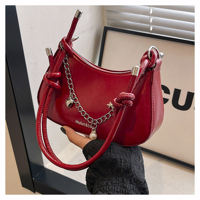 Wholesale Pearl Chain Shoulder Crossbody Handbag Underarm Bag JDC-SD-HT020