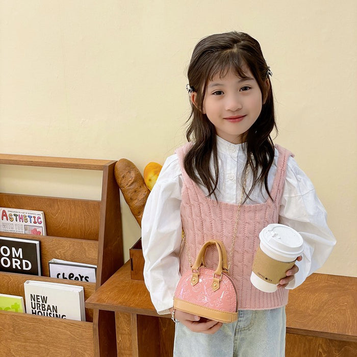 Wholesale Children' s Bag Fashion Mini Shell Shaped Bag