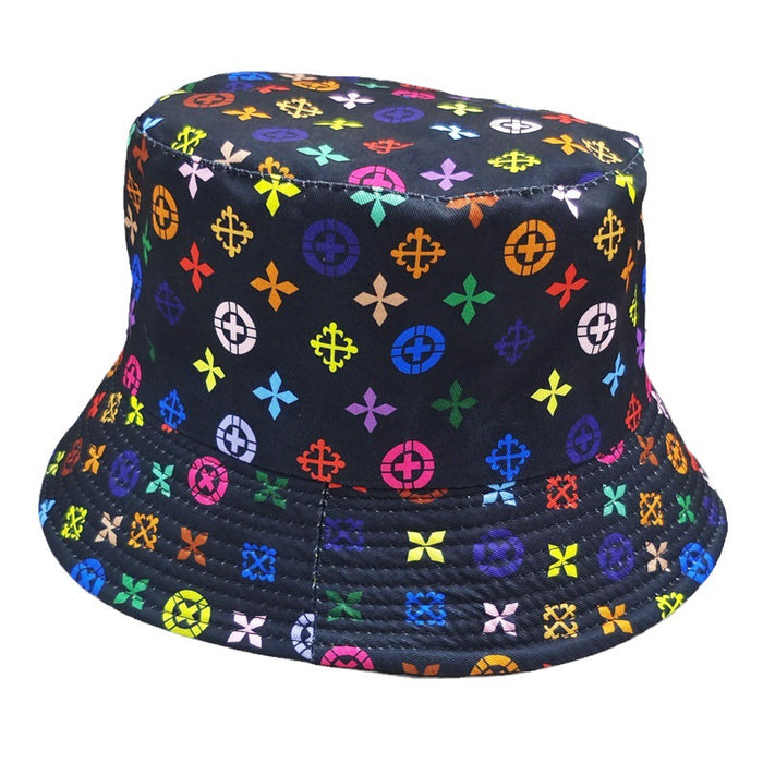 Wholesale Cartoon Print Cotton Bucket Hat JDC-FH-BoD017