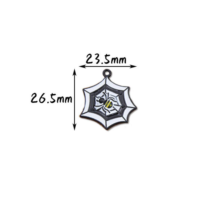 Wholesale 10pcs  Series  Alloy Dripping Oil Earrings Pendants Jewelry Accessories Factory