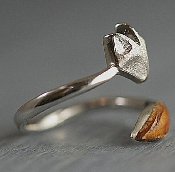 Wholesale New Fashionable and Personalized Small Animal Fox Open Ring Vintage Trendy Jewelry