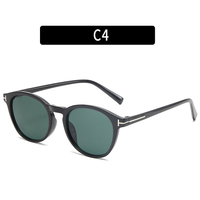 Wholesale Retro Round Frame PC Sunglasses JDC-SG-XIa085