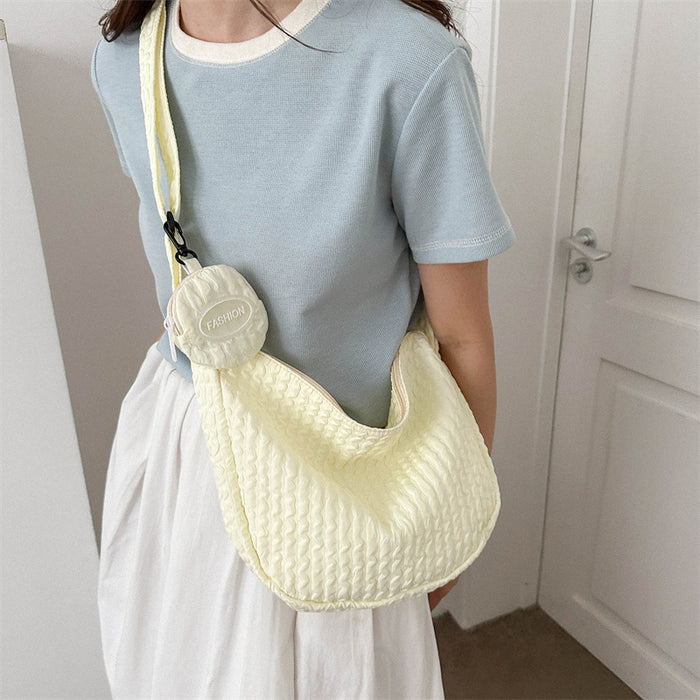Wholesale New Fashionable Versatile Simple Single Shoulder Crossbody Bag