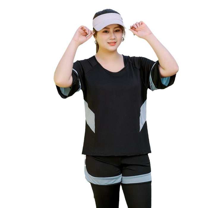 Wholesale Sports swimsuit women's three piece loose pants hot spring