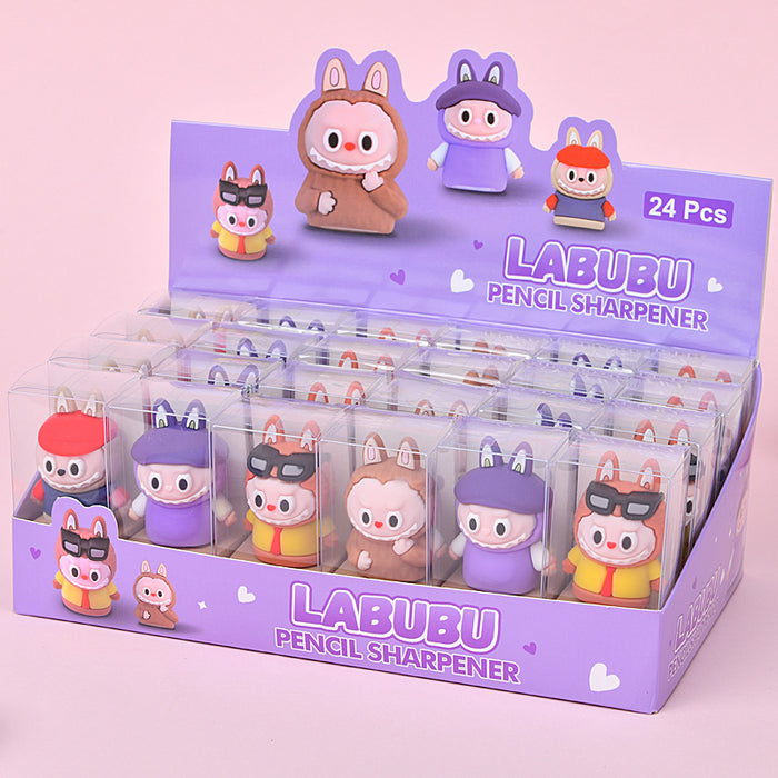 Wholesale Creative cute cartoon student pencil sharpener pencil sharpener stationery prizes