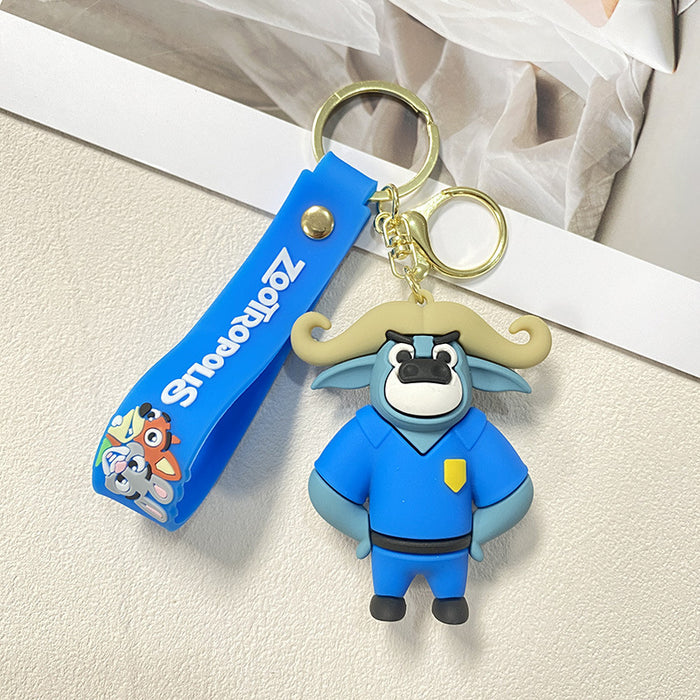Wholesale Cartoon Keychain  Rabbit Fox Sloth Keychain