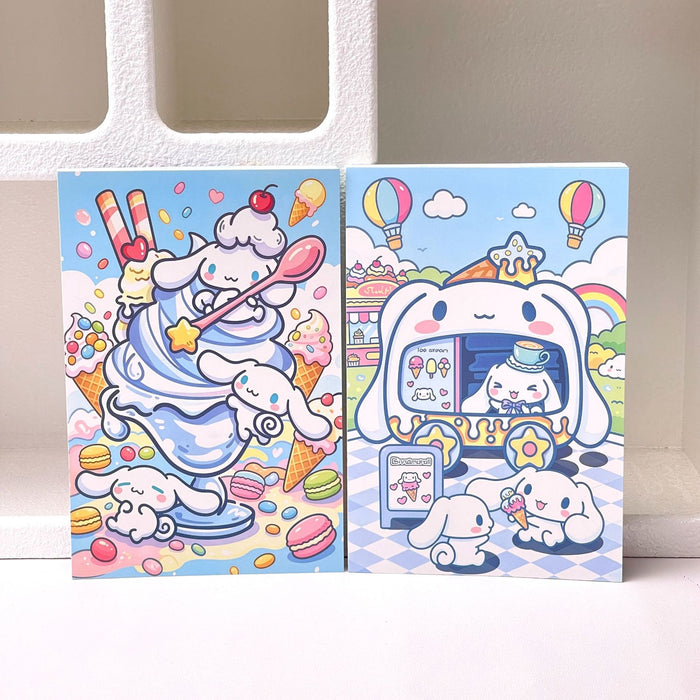 Wholesale Cartoon A5 Color Page Notebook Paper,  Casual Gift