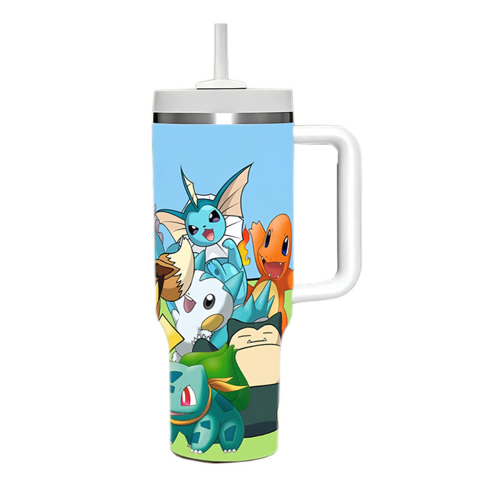 Wholesale 2pcs 40oz cartoon Car Cup Insulated Cup Straw ice bullies cup