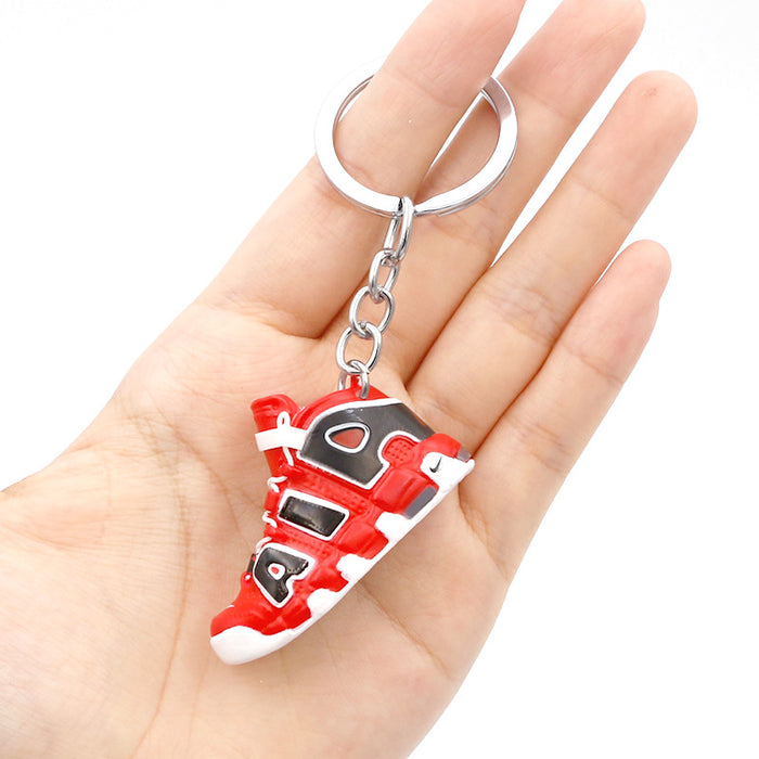 Wholesale PVC Basketball Shoe Model Keychain JDC-KC-QLPing010