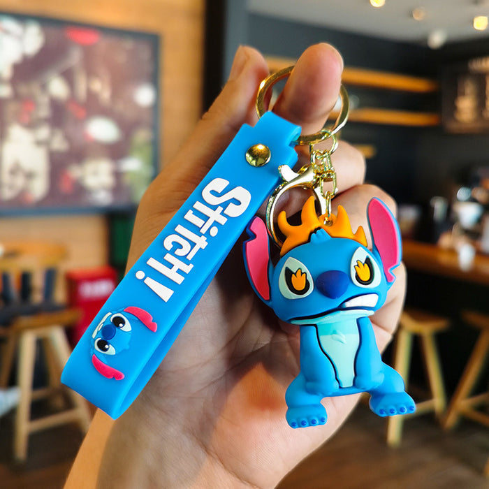 Wholesale Cartoon Doll Silicone Keychain JDC-KC-Tingm136