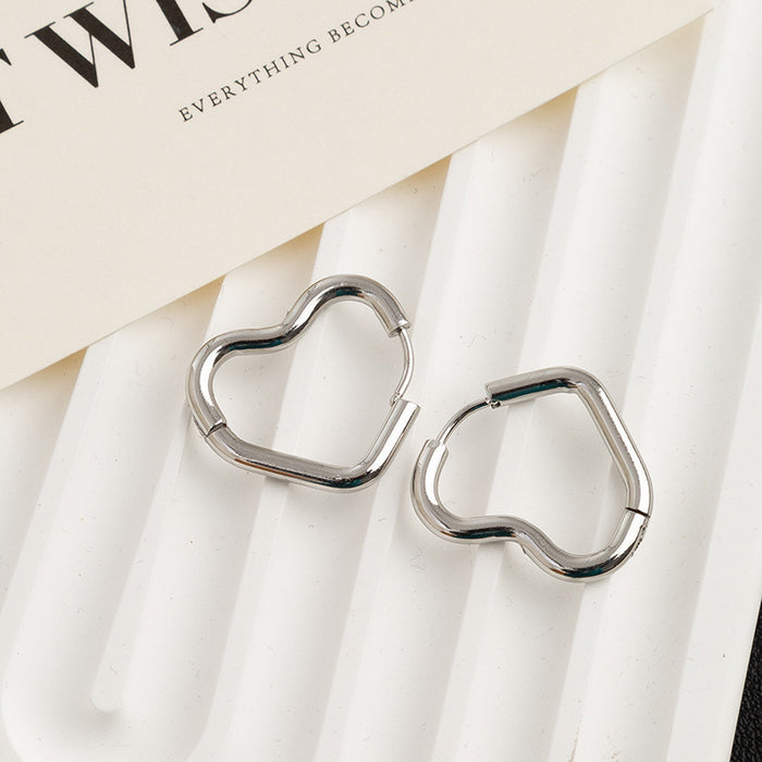 Wholesale non-fading bamboo ear ring temperament  plain ring ear buckle