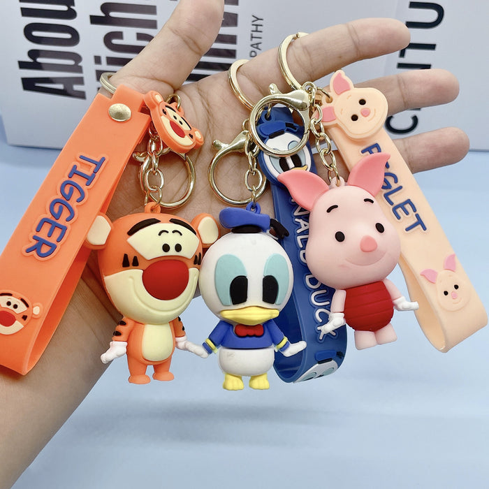 Wholesale Cartoon Doll Silicone Keychain JDC-KC-JuShu042