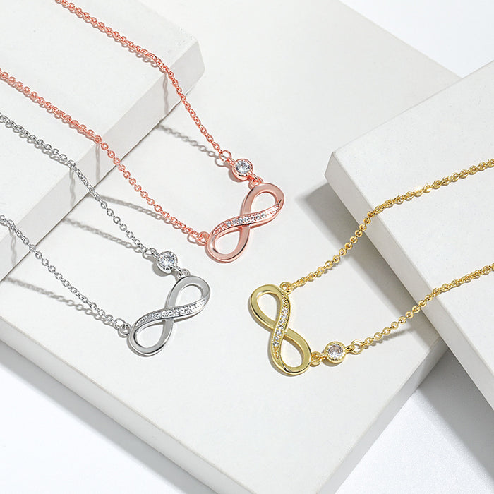 Wholesale Necklace  High-end Simple Moebius Infinite Symbol Necklace