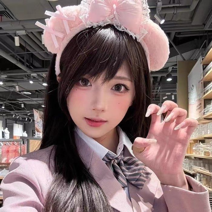 Wholesale Cute bow face wash headband