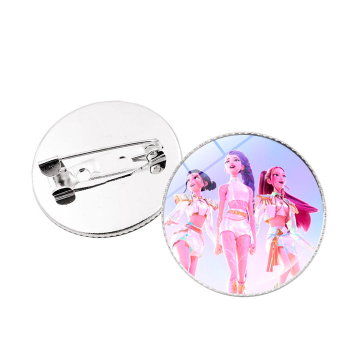 Wholesale Versatile safety pin brooch for bags and clothing accessories