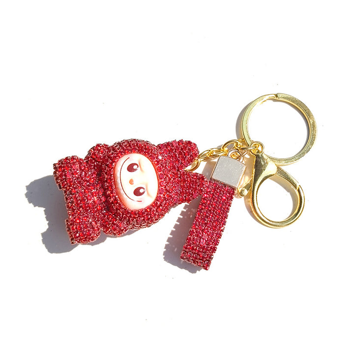 Wholesale Metal Rhinestone Keychain  for Couples