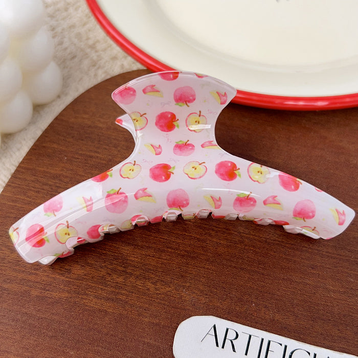 Wholesale PVC Plaid Claw Hair Clip - Retro Fashion Accessory