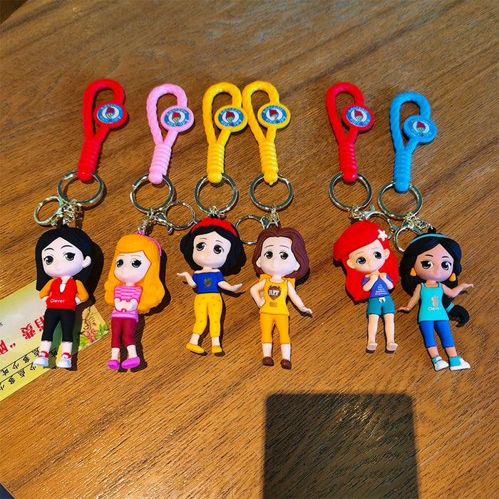 Wholesale PVC Cartoon Three-dimensional Keychain JDC-KC-TingM310