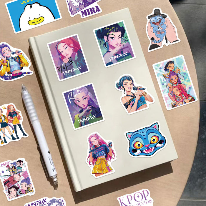 Wholesale 60pcs K-POP Decorative Water Cup Phone Case Guitar Waterproof Stickers