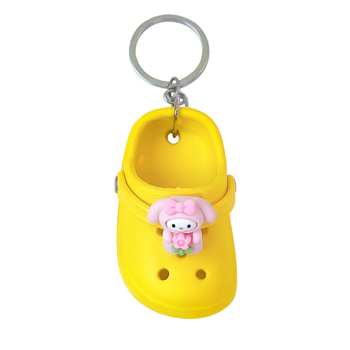 Wholesale Soft Rubber Hole Shoes Keychain JDC-KC-Woan008