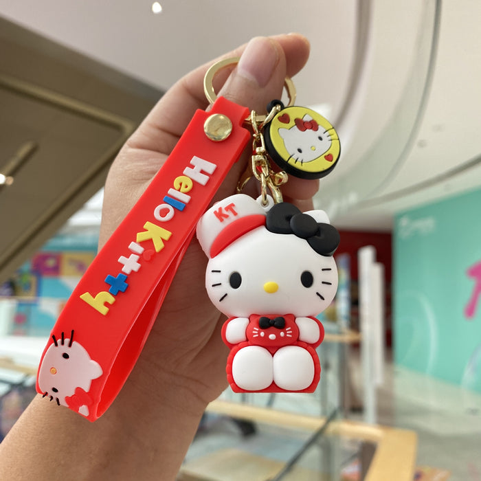 Wholesale cute keychain Cartoon Doll pendant car keychain