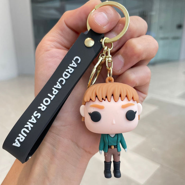 Wholesale Keychain 3D Cartoon Doll Car Keychain Bag Pendant Small Gift