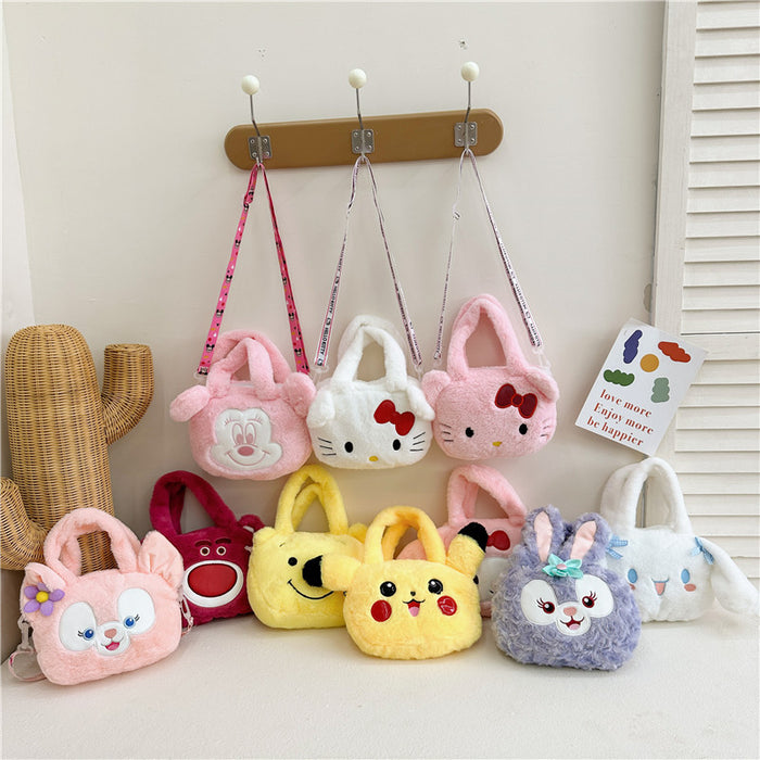 Wholesale cute cartoon plush handbag JDC-HB-RongT007