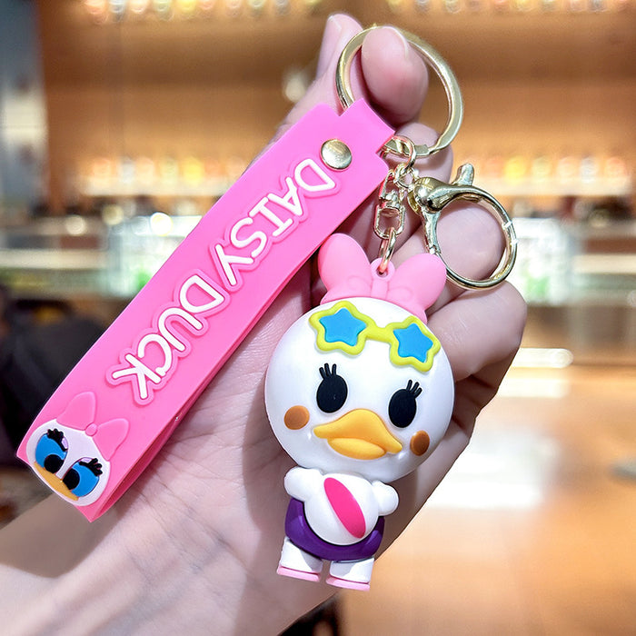 Wholesale Cartoon Silicone Keychains (F) JDC-KC-ZiXing006