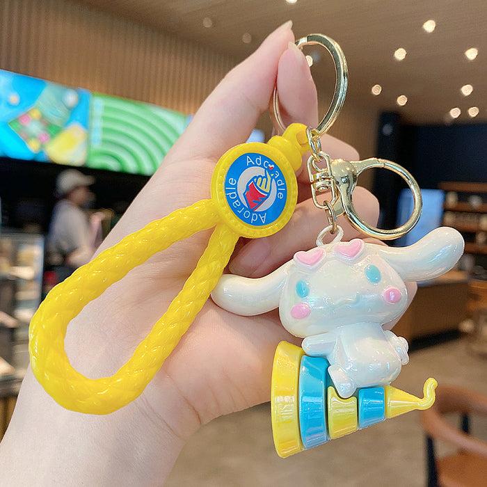 Wholesale Cute Kitten Plated Keychain