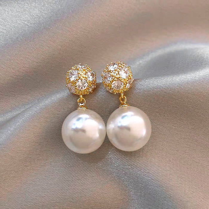 Wholesale  Maillard brown Earrings for Women  Vintage  Temperament  Earrings