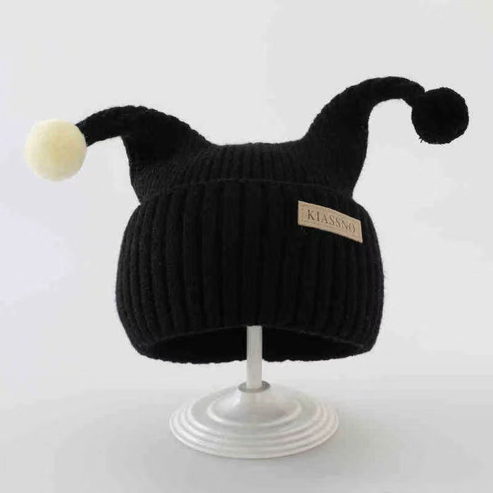 Wholesale Children' s Hat Winter Baby Wool Hat Knitted Christmas Warm
