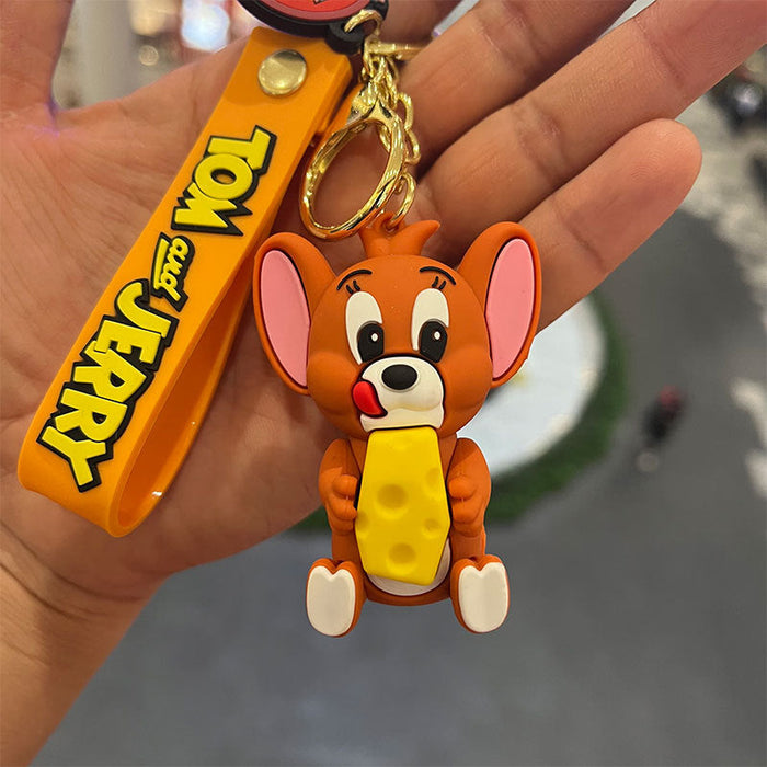 Wholesale Keychains PVC Hardware Cute Cartoon (M) JDC-KC-MiaoY044