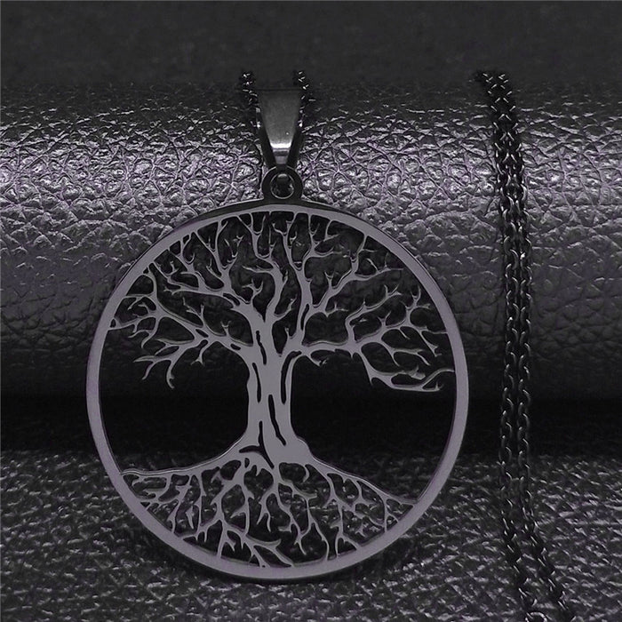 Wholesale New hollow stainless steel versatile necklace and titanium steel pendant accessory