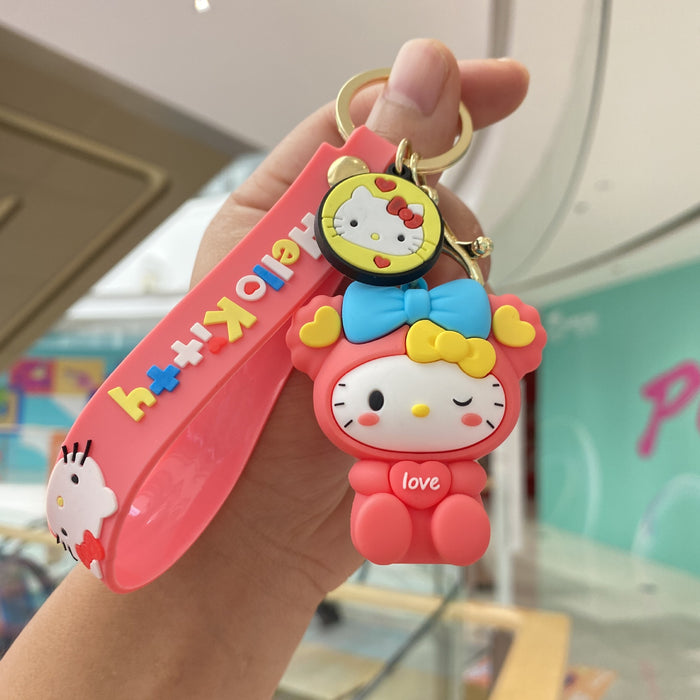 Wholesale cute keychain Cartoon Doll pendant car keychain