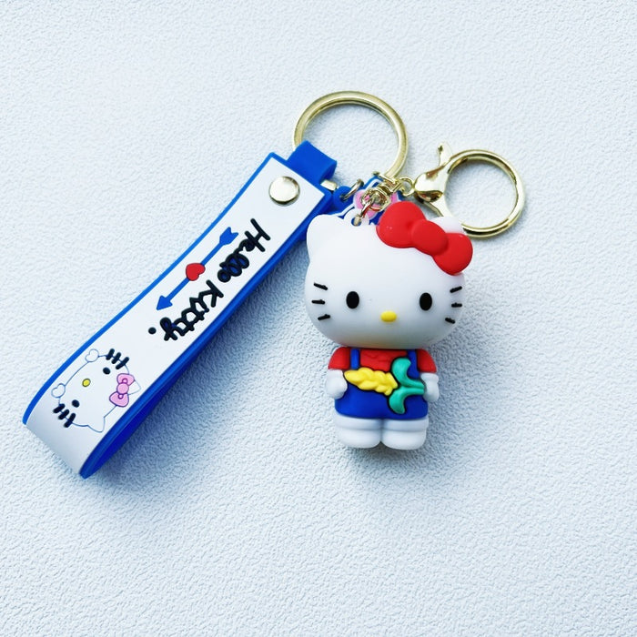 Wholesale PVC Cartoon Doll Keychain JDC-KC-WuYi132